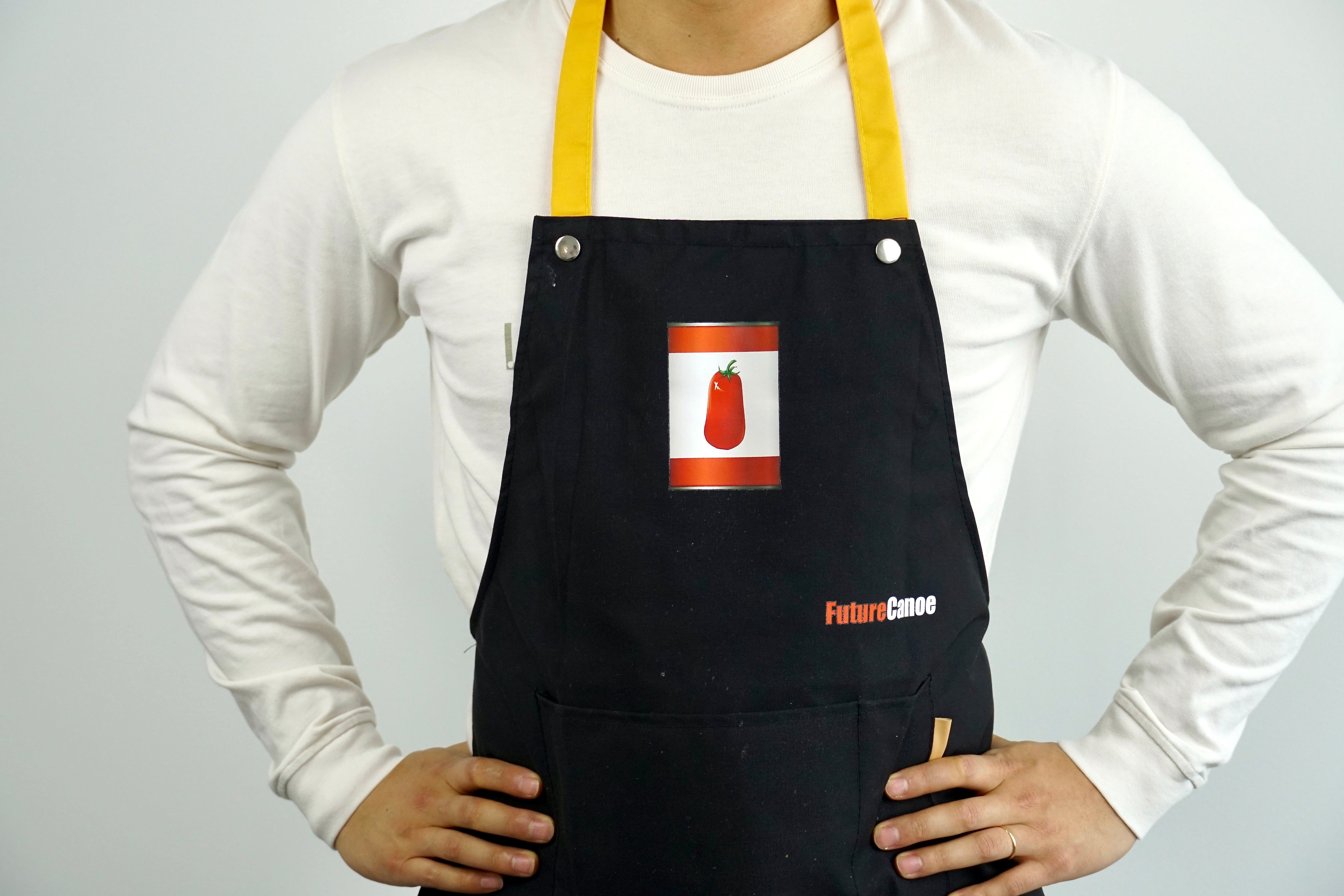 Black Kitchen Apron FutureCanoe Shop   DSC00496 